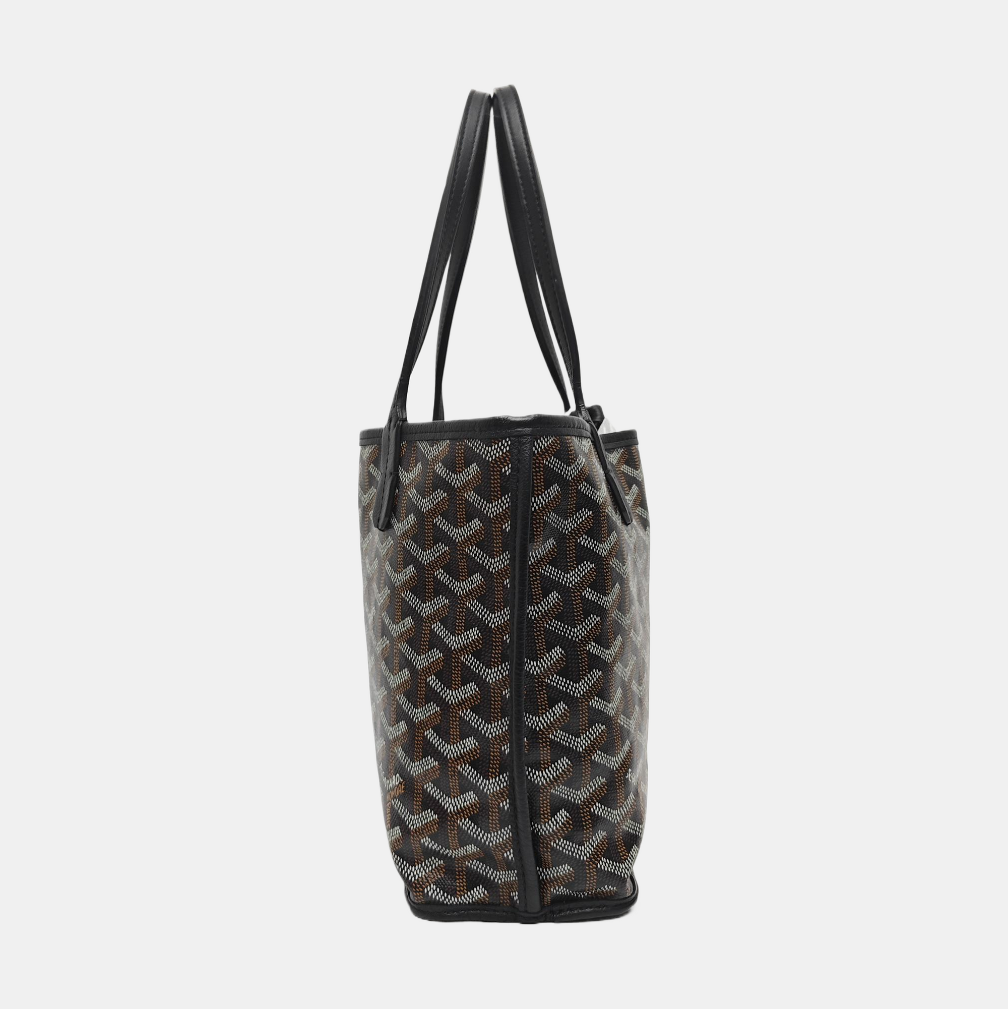 Anjou Mini Coated Canvas Black