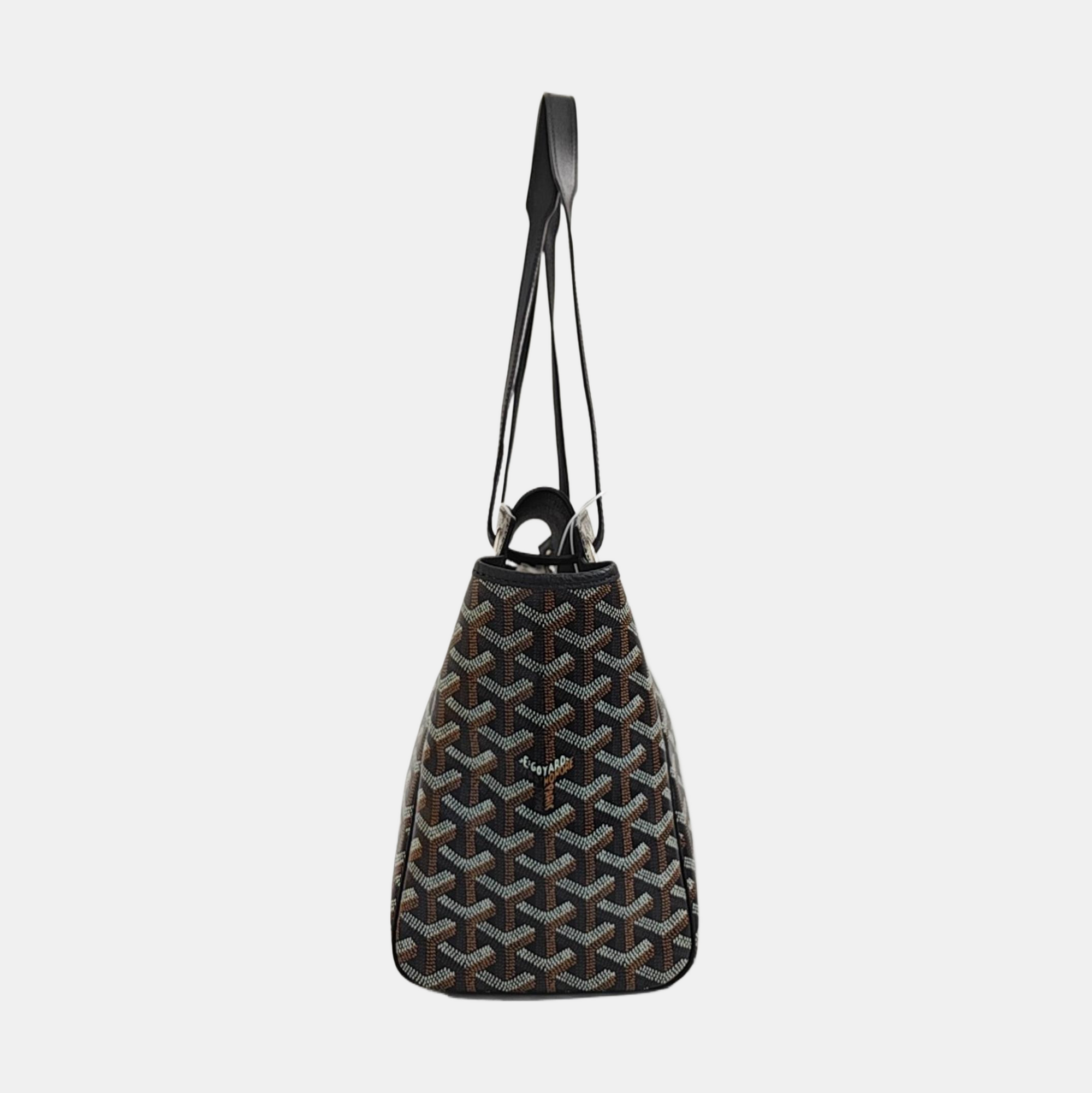 Coated Canvas Tote Bag PM Black