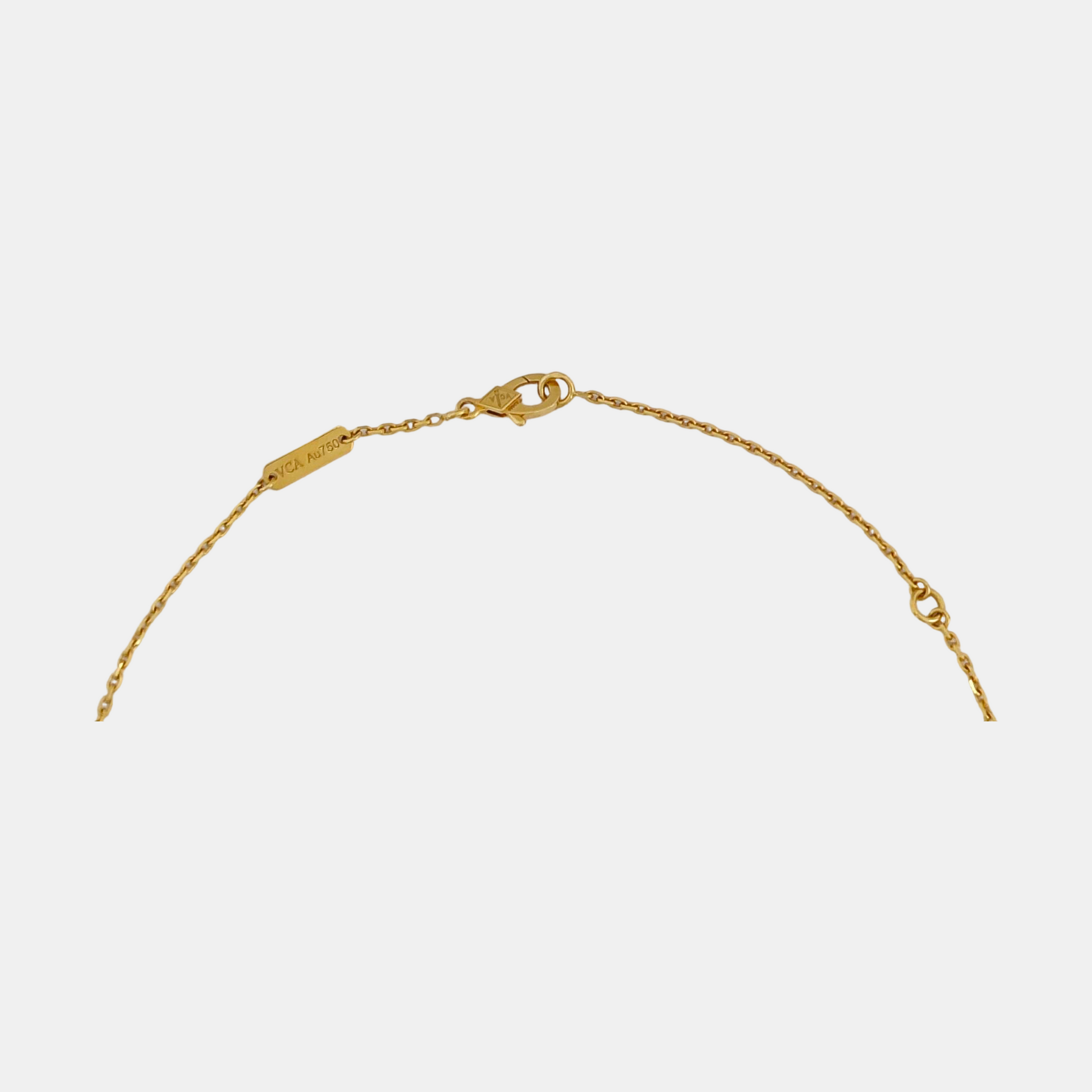 Vintage Alhambra 18k Gold Necklace