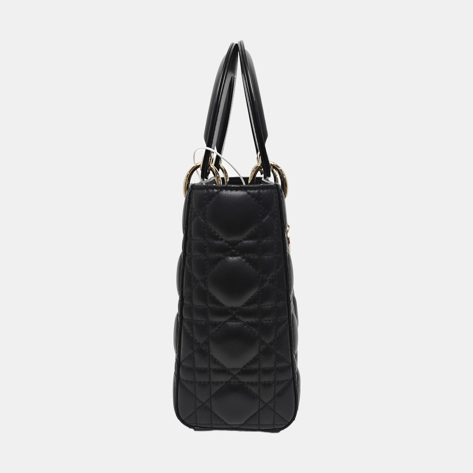 Lady Dior Small Cannage Lambskin Black