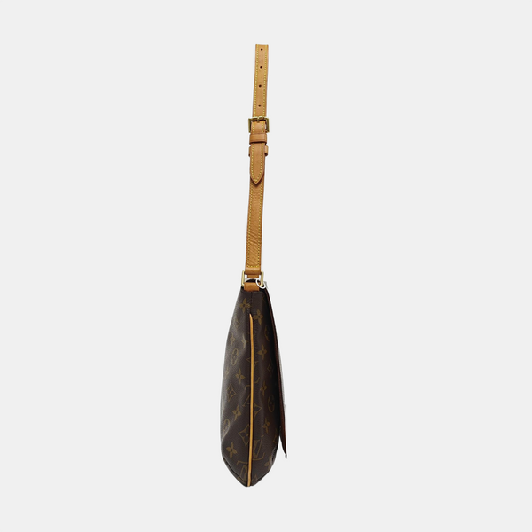 MUSETTE TANGO Monogram Coated Canvas Brown