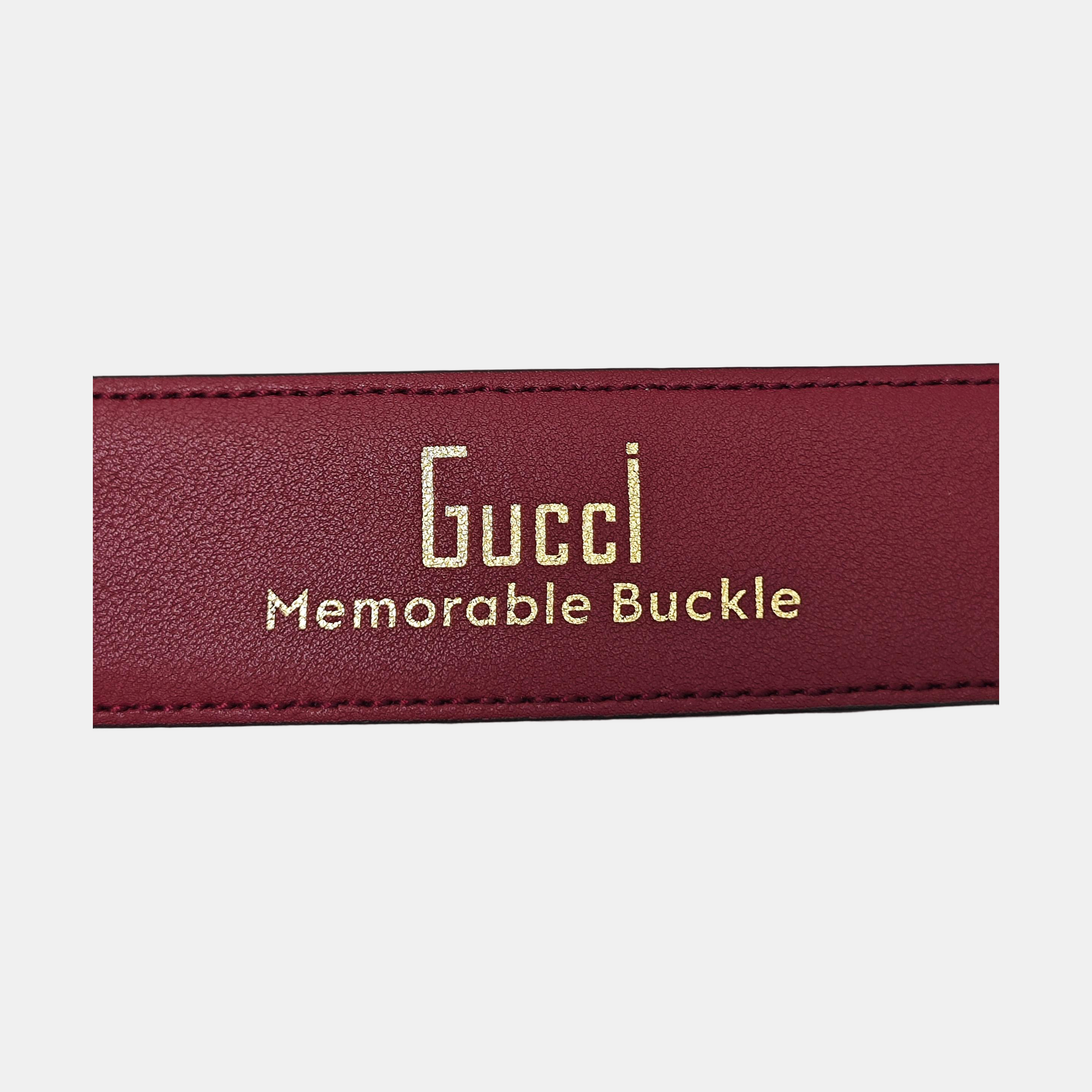 Leather Belt Red