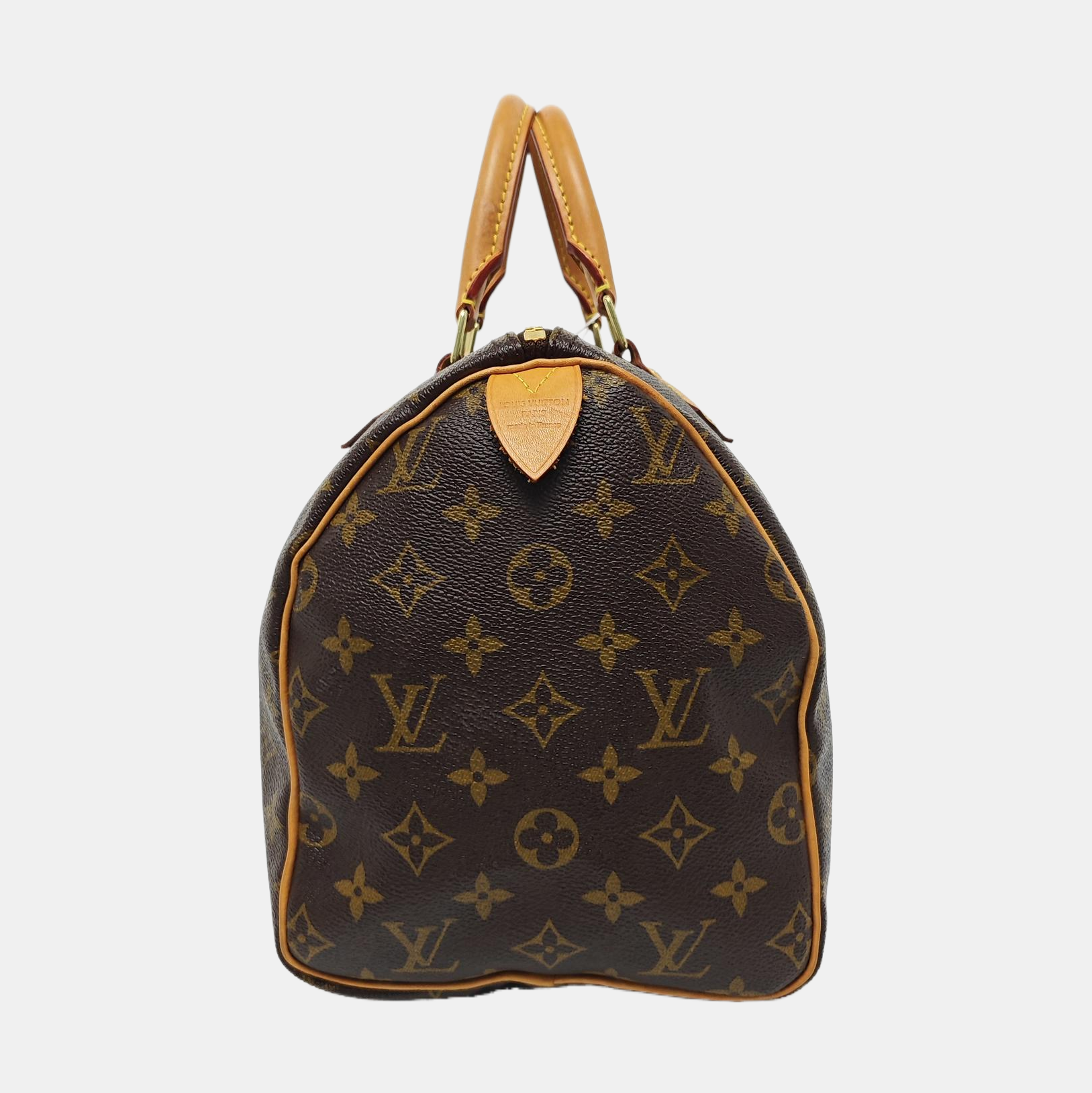 SPEEDY 30 Monogram Coated Canvas Brown