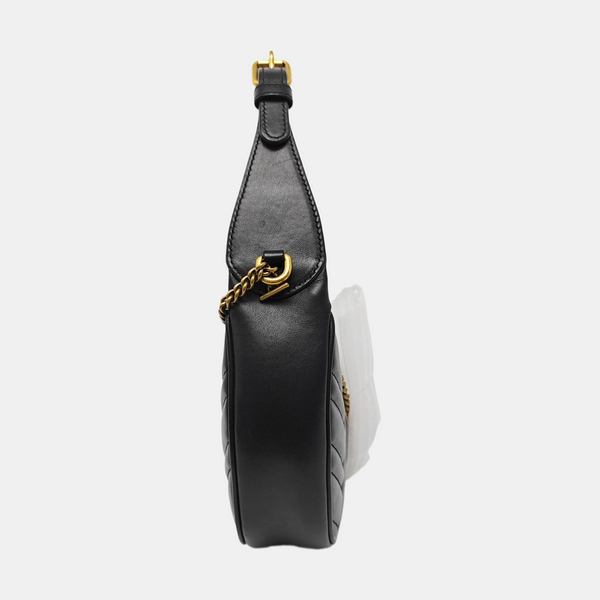 GG Marmont Mini Quilted Calfskin Black