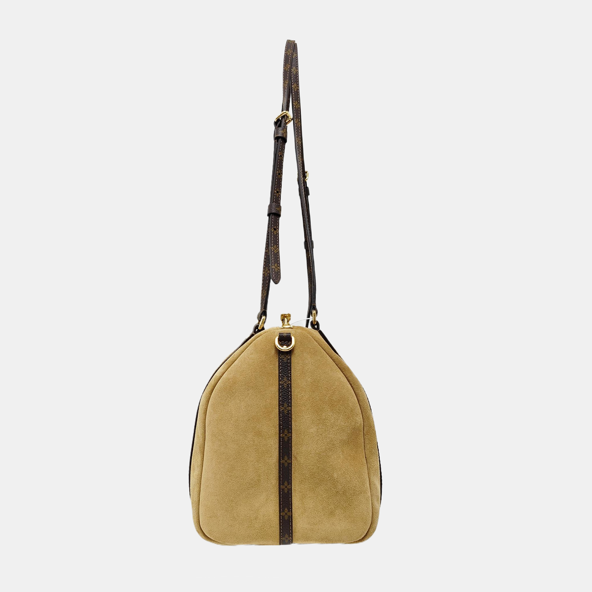 EXPRESS MM Monogram Suede Beige
