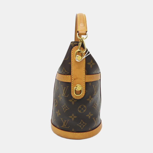 DUFFLE Monogram Coated Canvas Brown