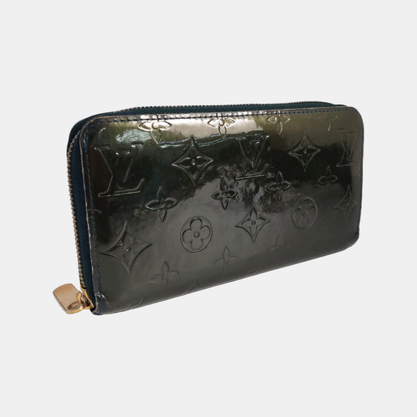 ZIPPY Patent Leather Green Wallet