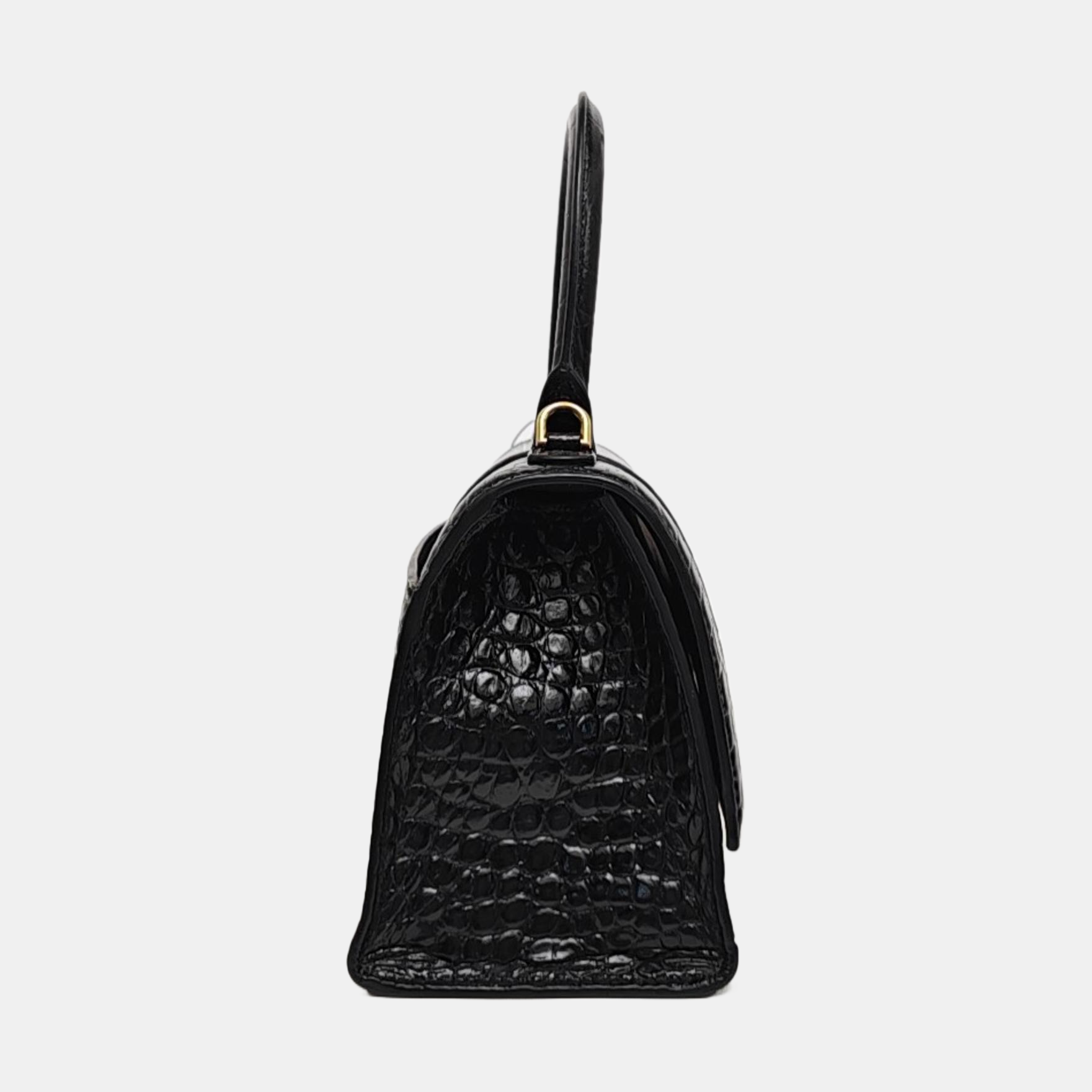 Hourglass S Calfskin Black