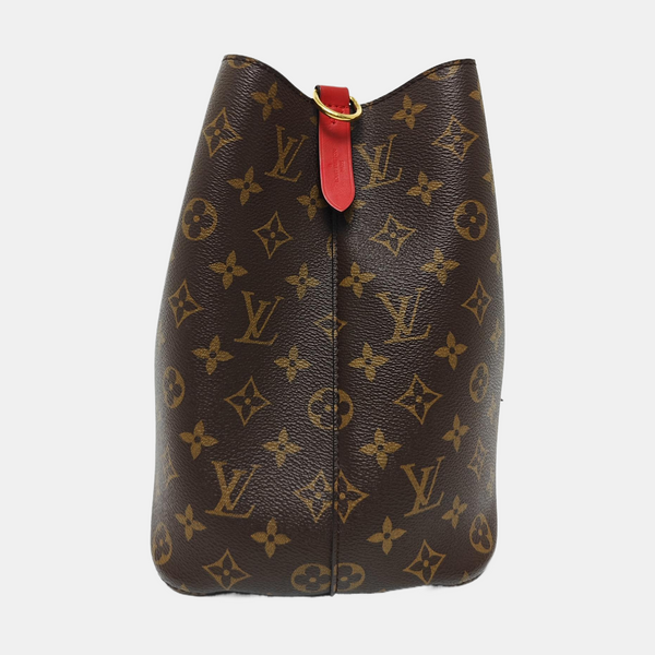 NÉONOÉ MM Monogram Coated Canvas Brown