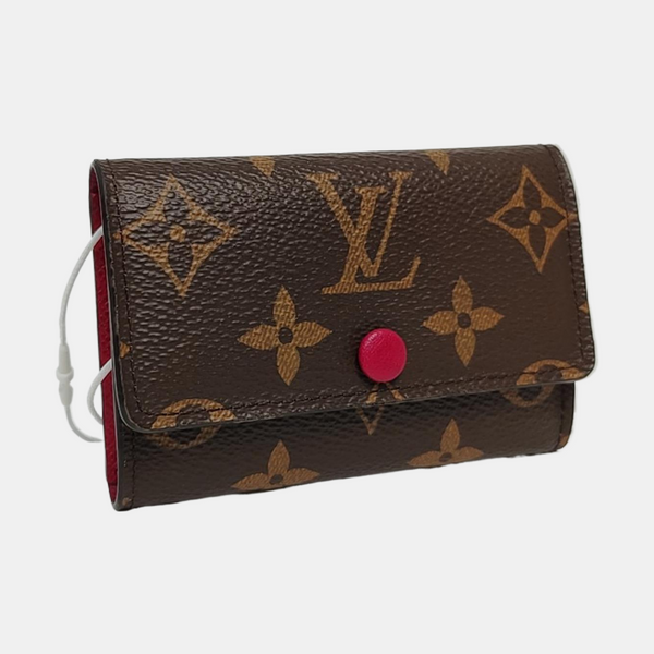 Monogram Coated Canvas Key Pouch Brown