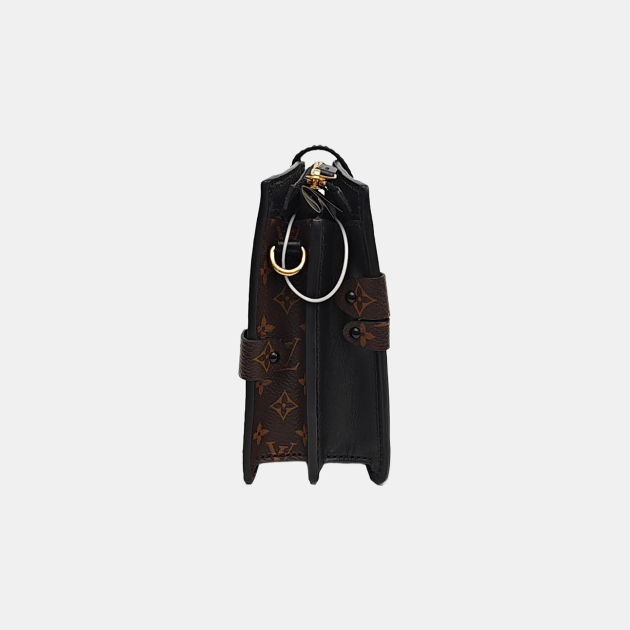 TRUNK Monogram Coated Canvas Brown