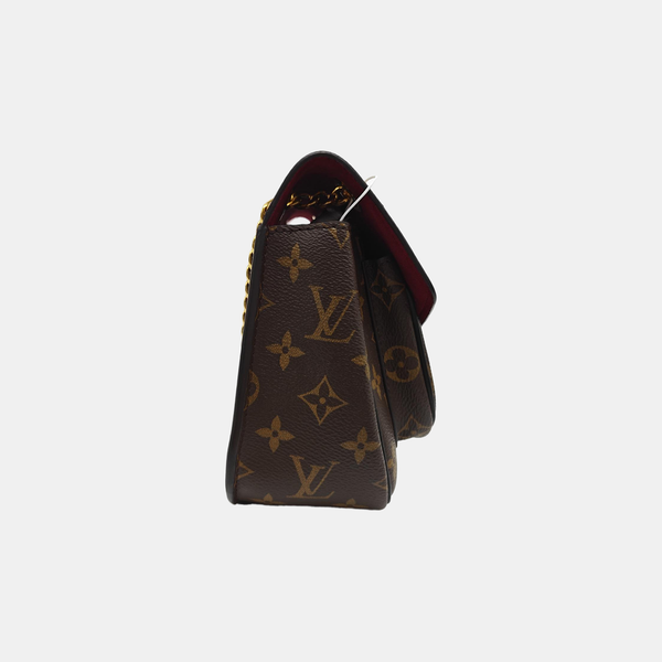 PASSY Monogram Coated Canvas Brown