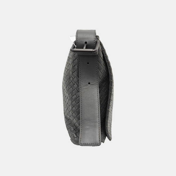 Calfskin Shoulder Bag Gray