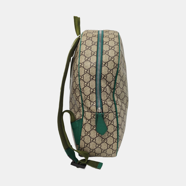Monogram Coated Canvas Backpack Beige
