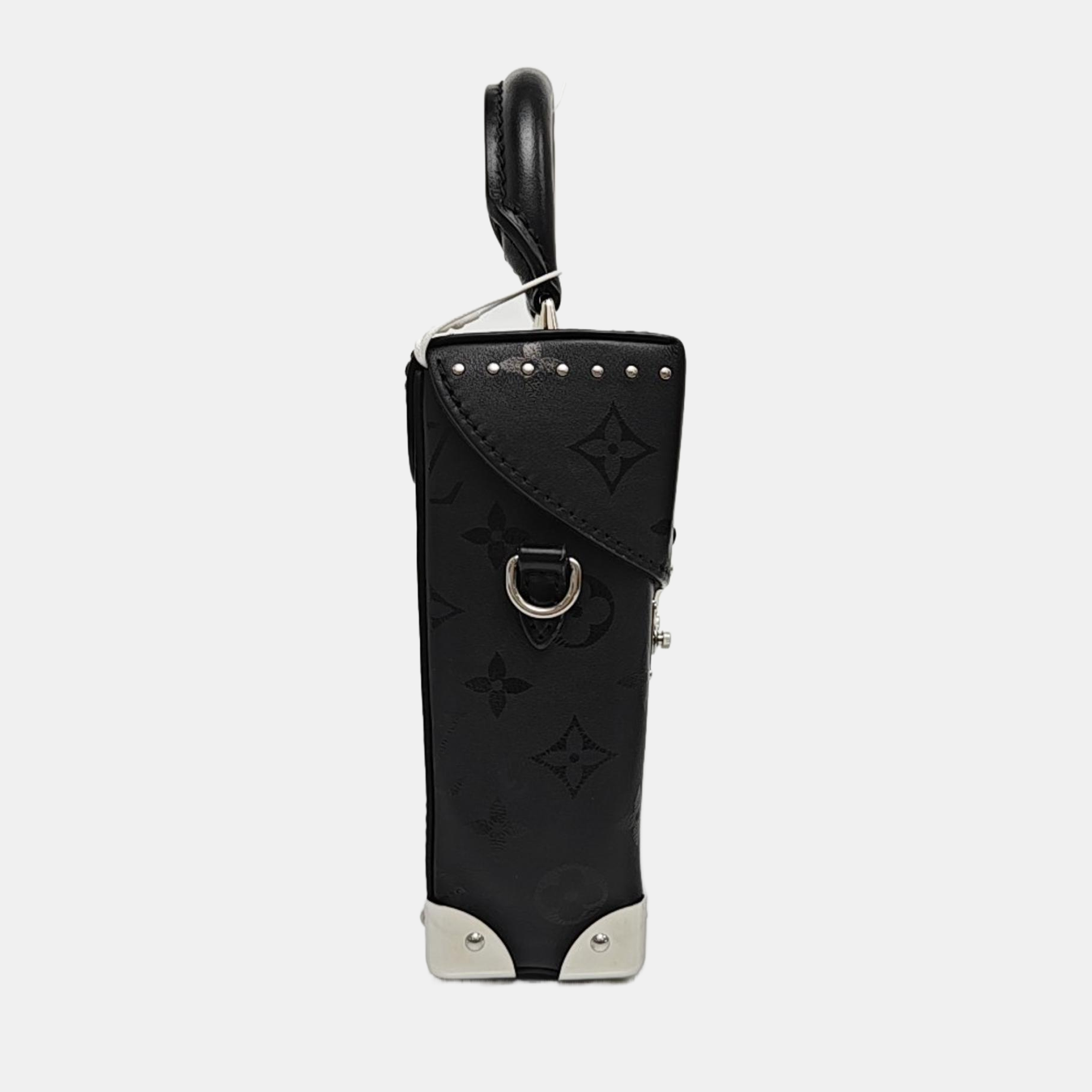 CAMERA BOX Monogram Calfskin Black