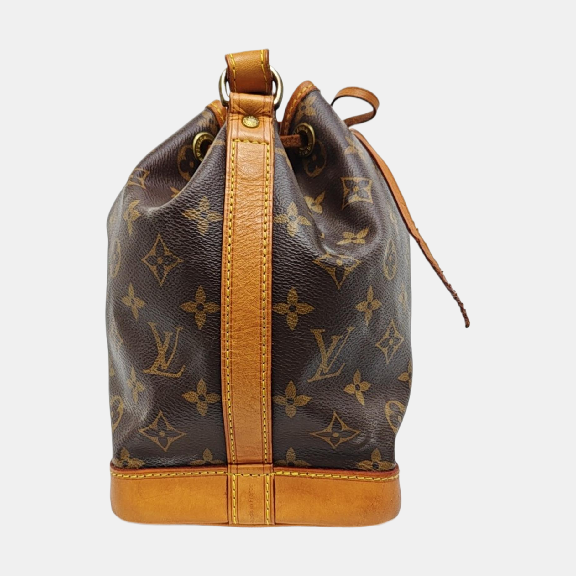 NOÉ BB Monogram Coated Canvas Brown