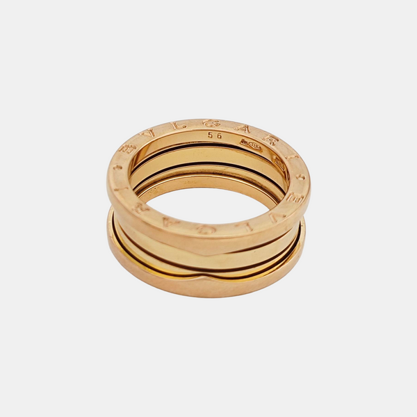 B.ZERO1 18k Rose Gold Ring EU 56