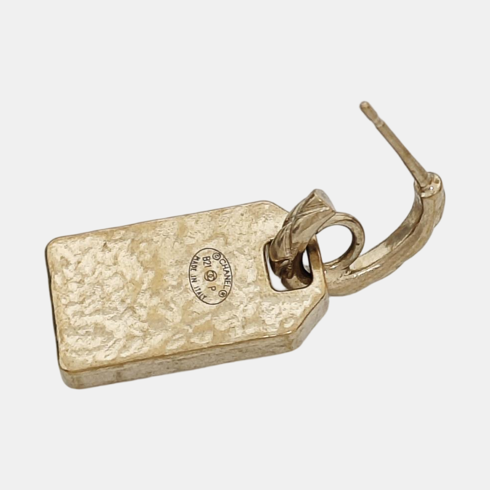Metal Gold Stud Earrings