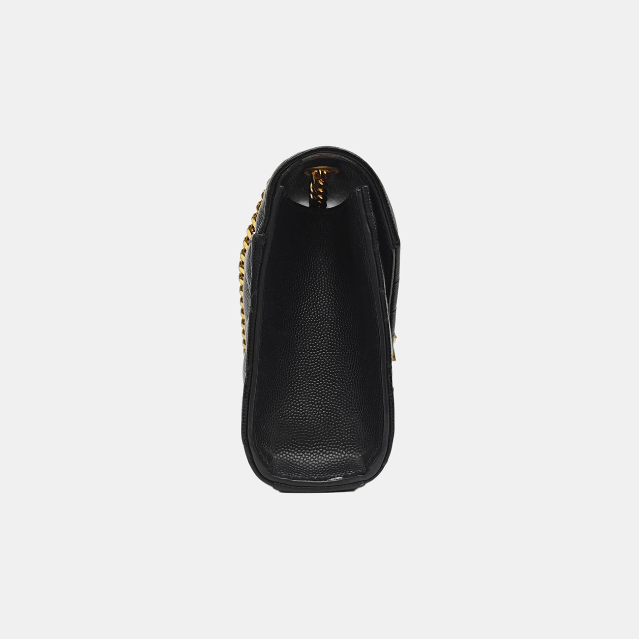 ENVELOPE Small Chevron Calfskin Black