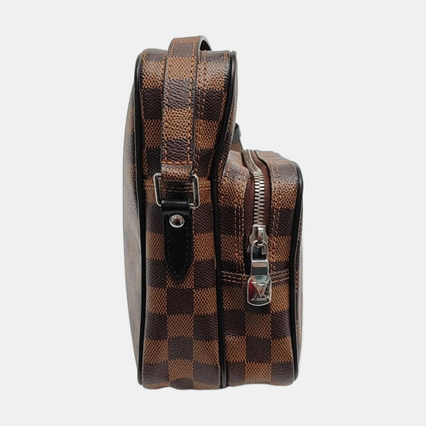 AMAZON Damier Ebene Coated Canvas Brown
