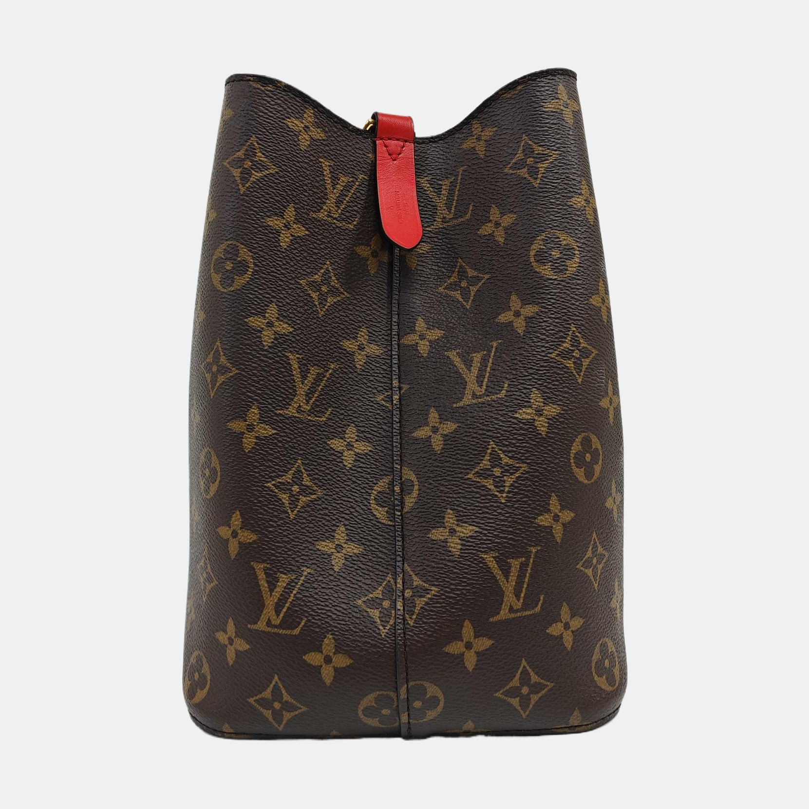 NÉONOÉ MM Monogram Coated Canvas Brown