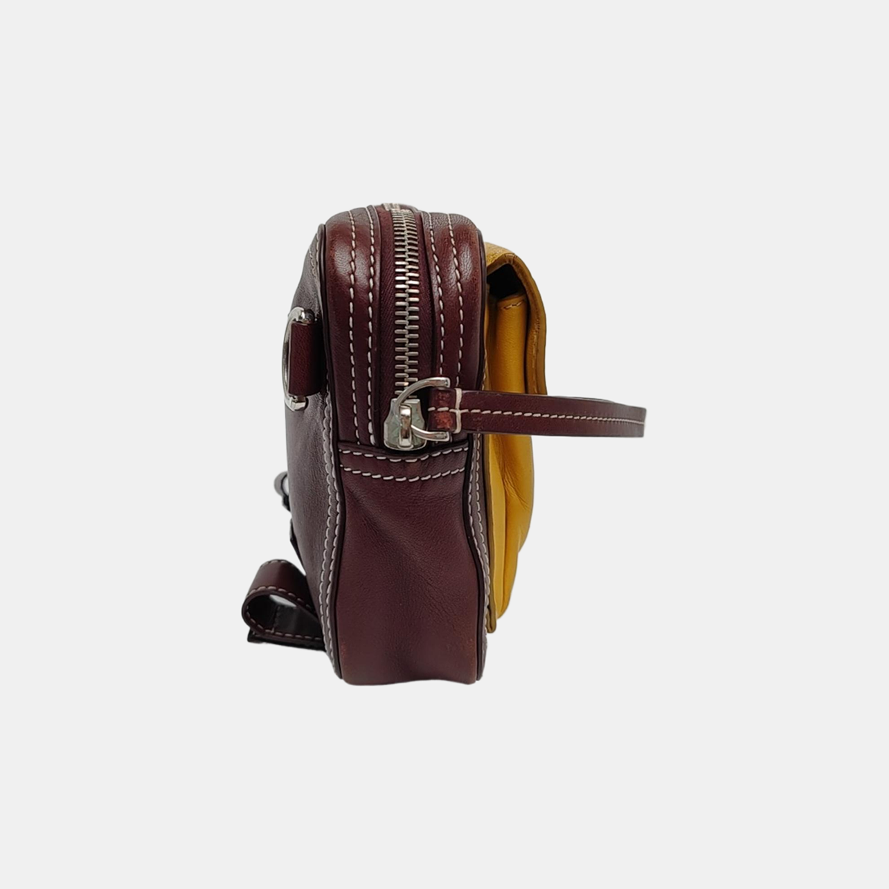 Quilted Calfskin Shoulder Bag Yellow