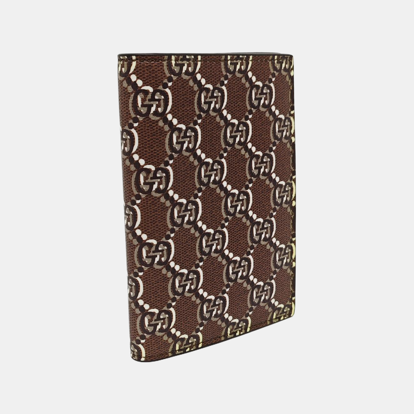 Monogram Coated Canvas Wallet Brown