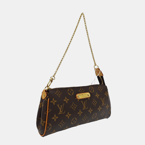 EVA Monogram Coated Canvas Brown