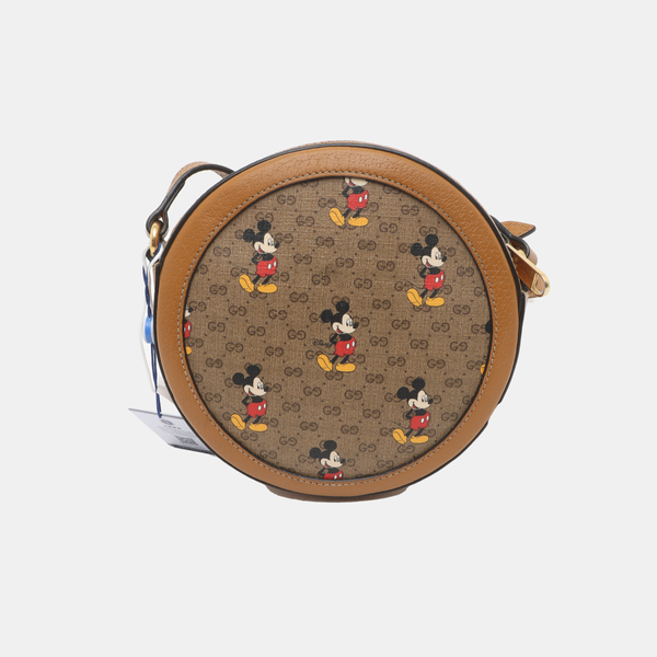 Disney X Gucci Monogram Coated Canvas Brown