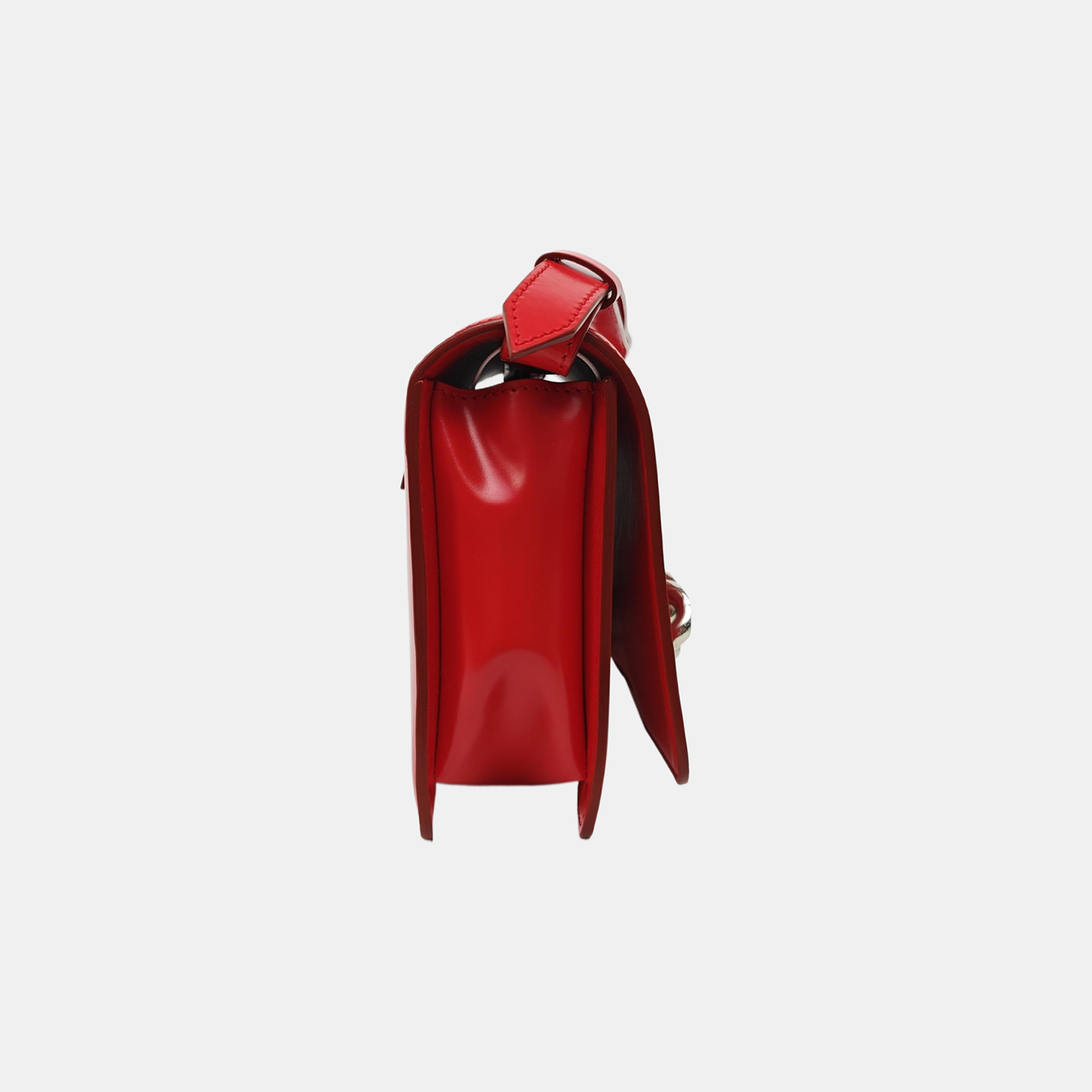 Calfskin Crossbody Bag Red