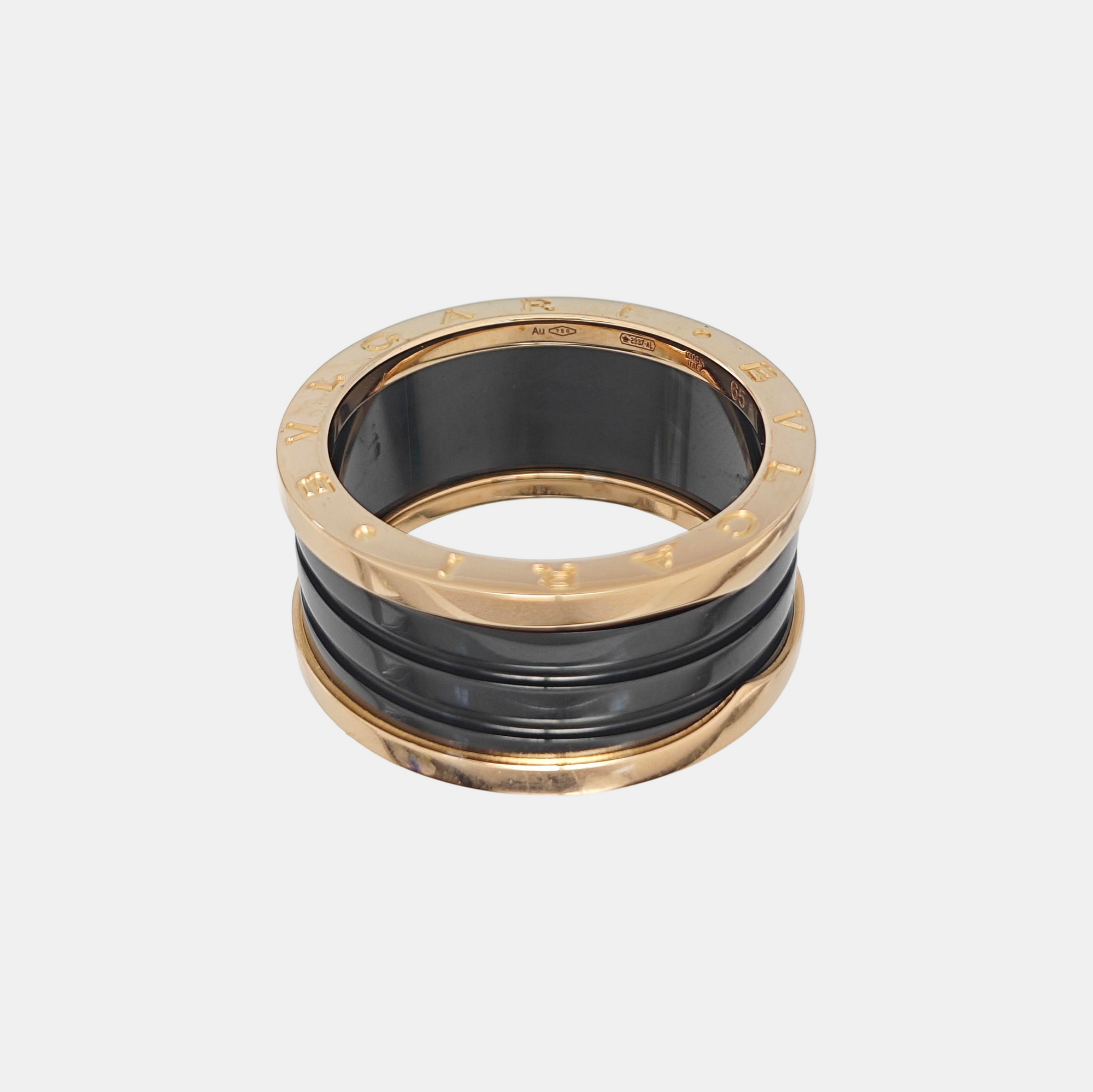 B.ZERO1 18k Rose Gold Ring EU 65
