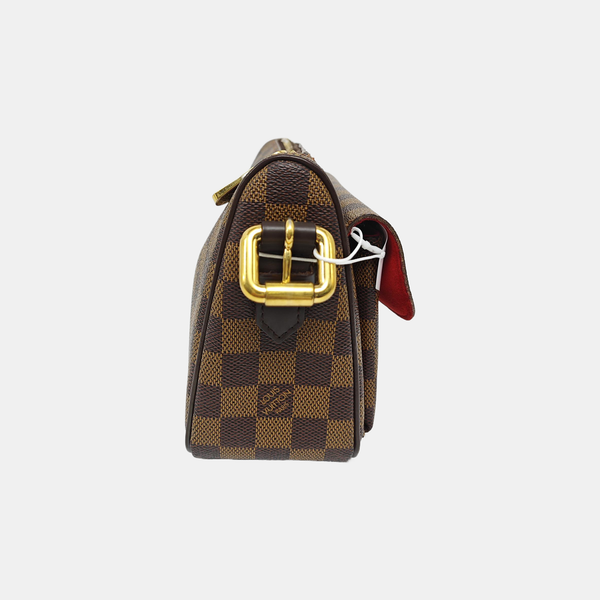 RAVELLO GM Damier Ebene Coated Canvas Brown