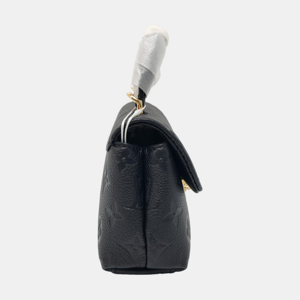 MADELEINE Nano Monogram Calfskin Black