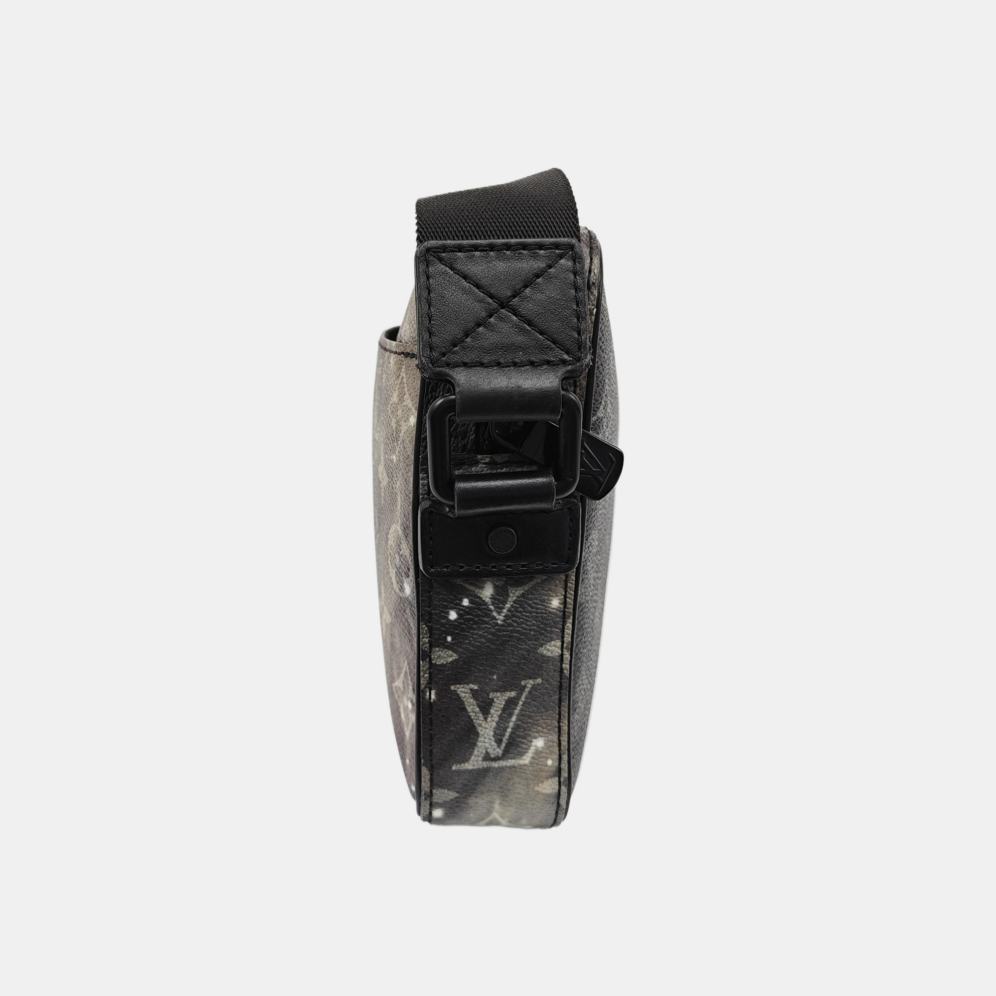 ALPHA Monogram Coated Canvas Gray