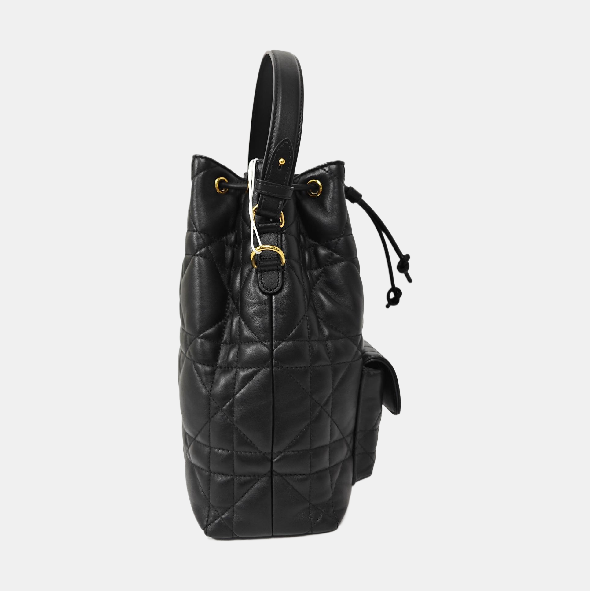 Dior Caro Small Cannage Lambskin Black