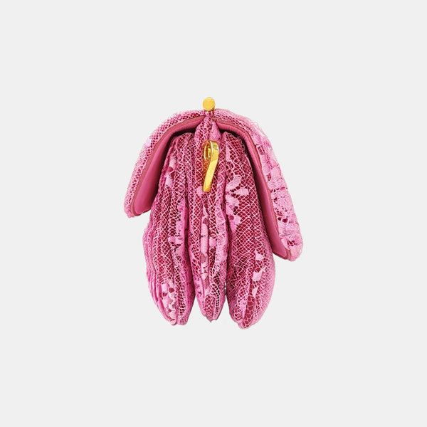 Fabric Shoulder Bag Pink