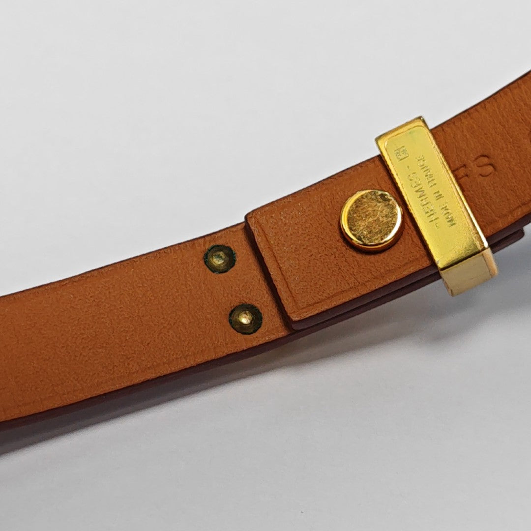 Kelly Leather Brown Bracelet