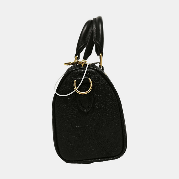 SPEEDY Nano Monogram Calfskin Black
