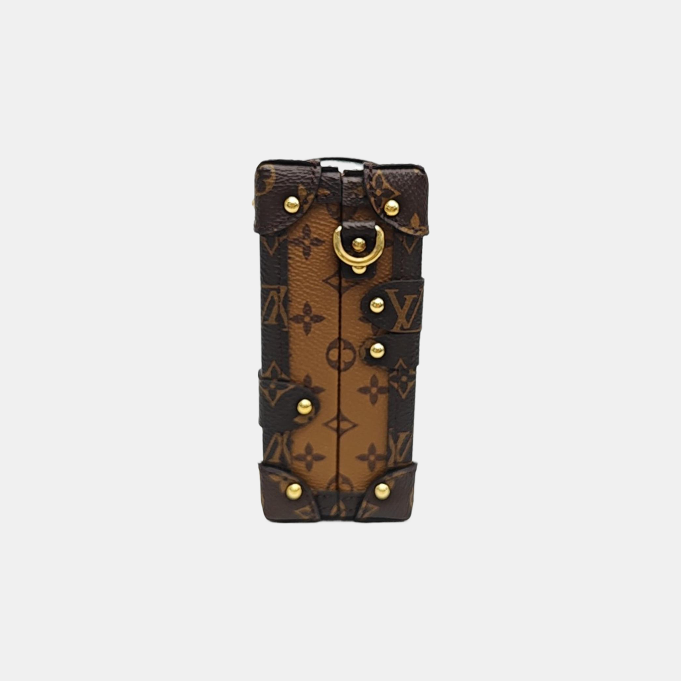 PETITE MALLE Monogram Coated Canvas Brown
