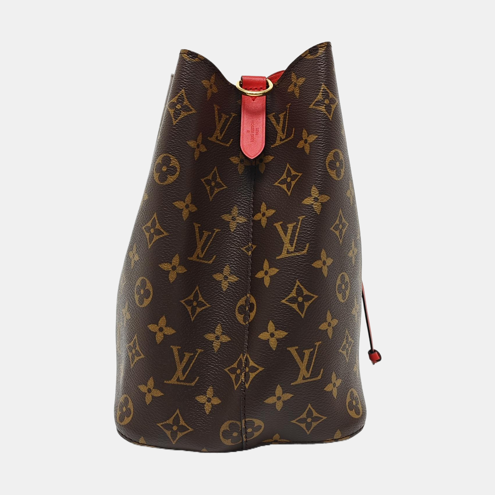 Authenticated pre-owned  NÉONOÉ MM Monogram Coated Canvas Brown - Bucket Bag at Looply