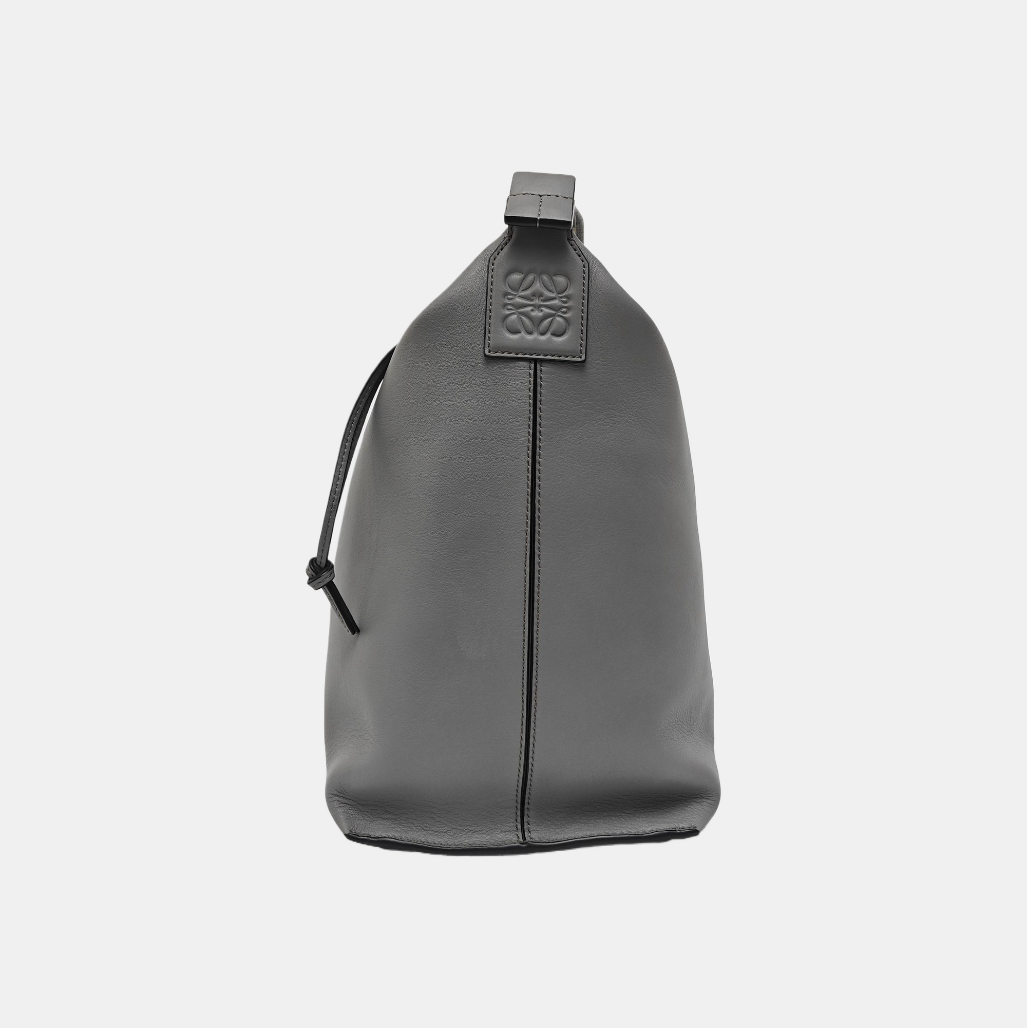Calfskin Shoulder Bag Gray