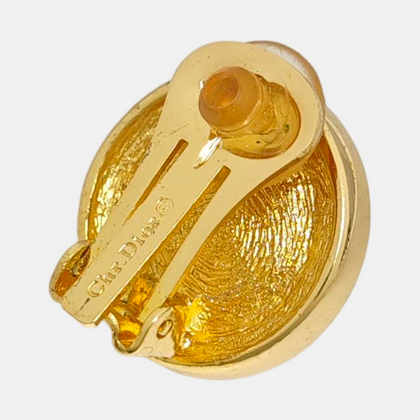 Metal Gold Clip On Earrings