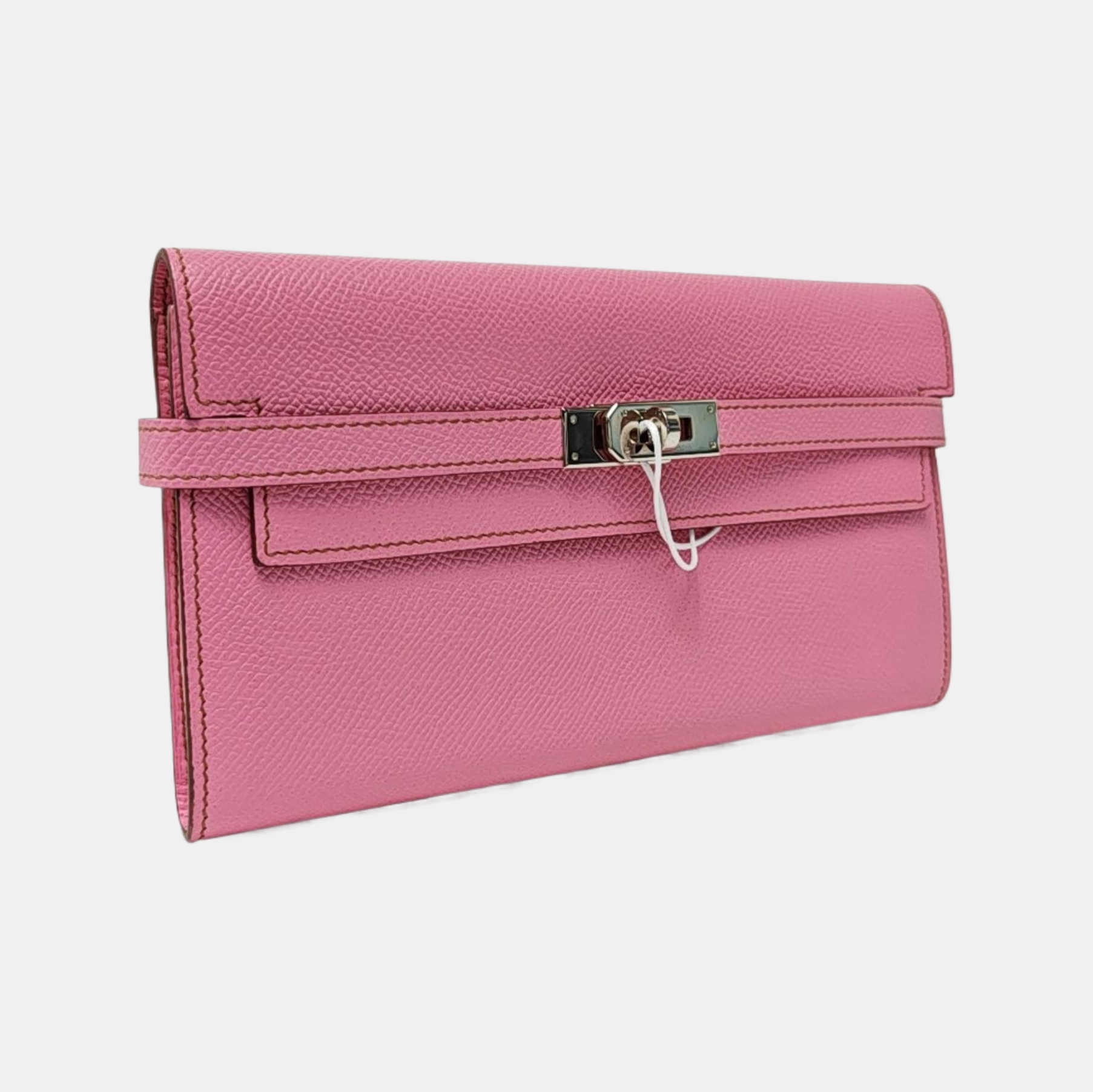 Authenticated pre-owned  Kelly Epsom Pink Wallet - Wallet at Looply