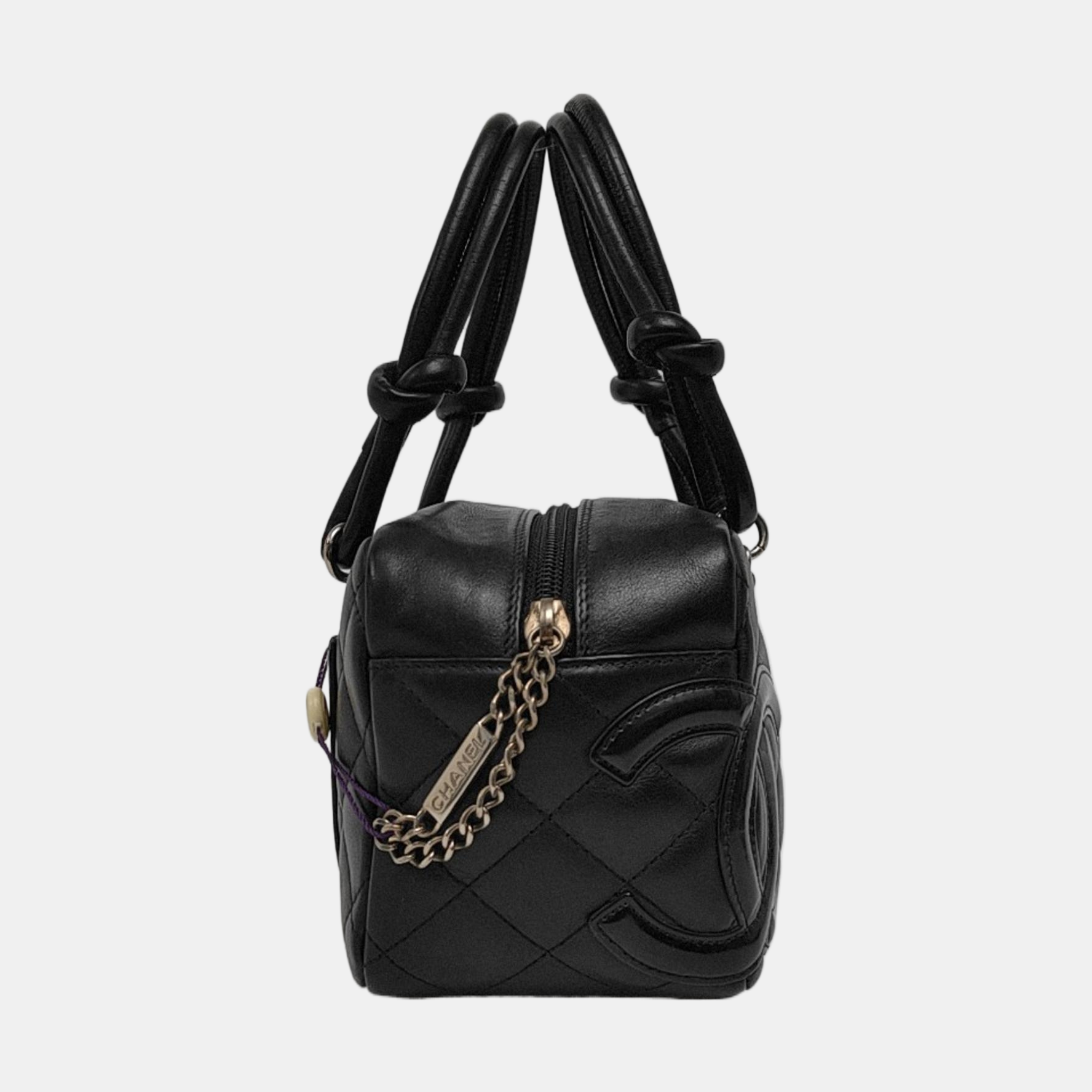 CAMBON Mini Quilted Calfskin Black