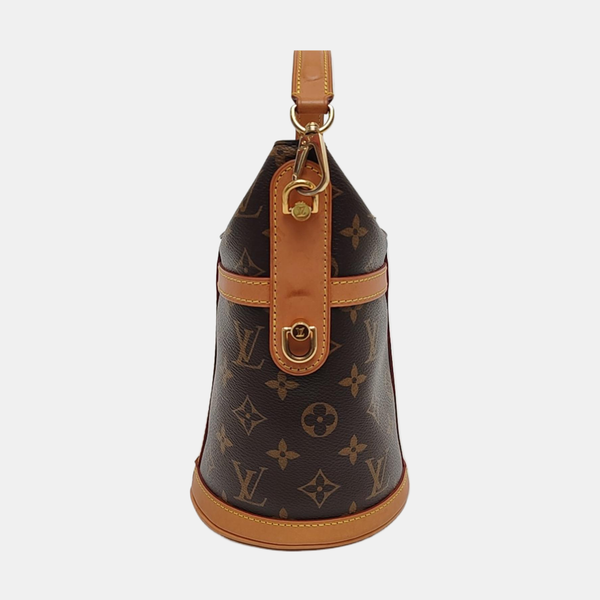 DUFFLE Monogram Coated Canvas Brown