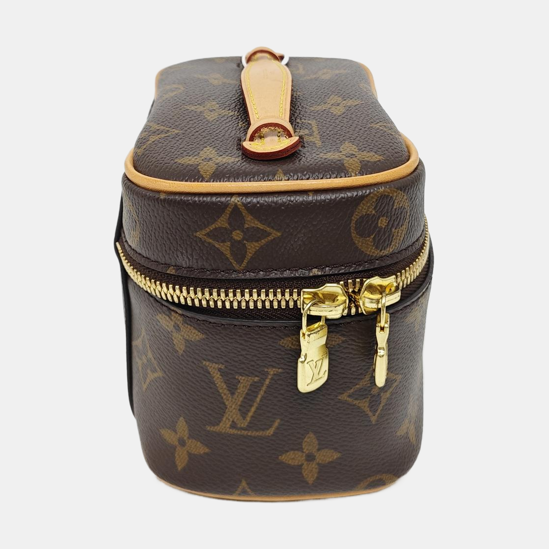 NICE Super Mini Monogram Coated Canvas Brown