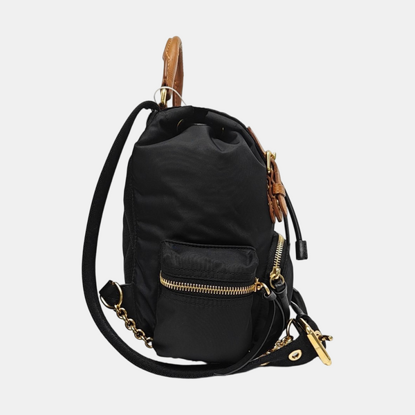 The Rucksack Medium Nylon Black