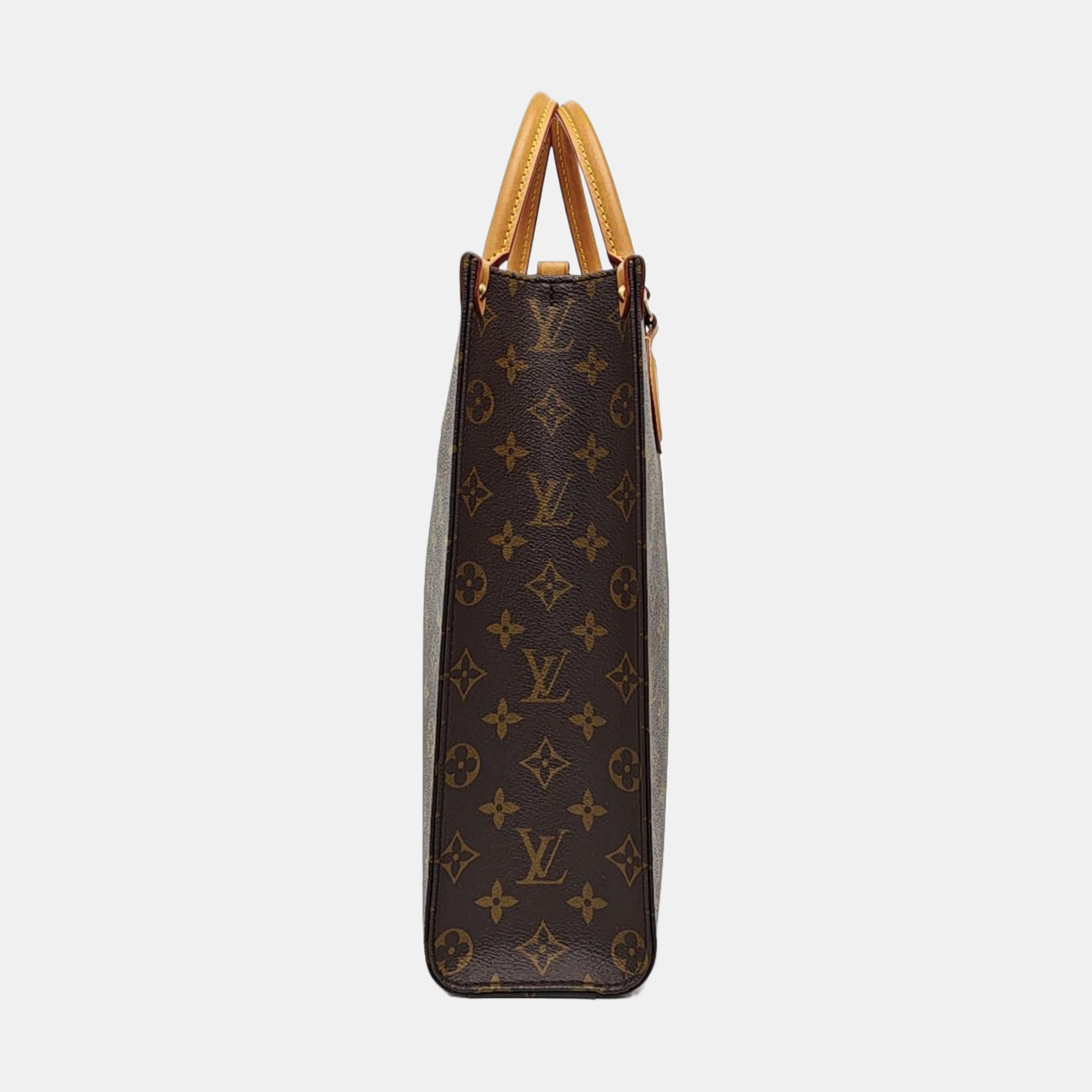 SAC PLAT MM Monogram Coated Canvas Brown