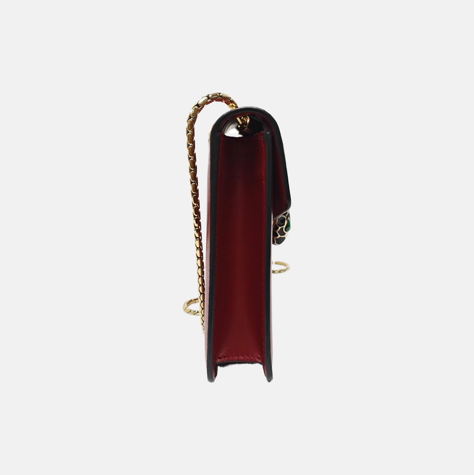 SERPENTI FOREVER Small Calfskin Red