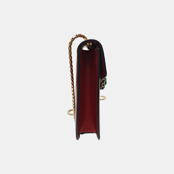 SERPENTI FOREVER Small Calfskin Red